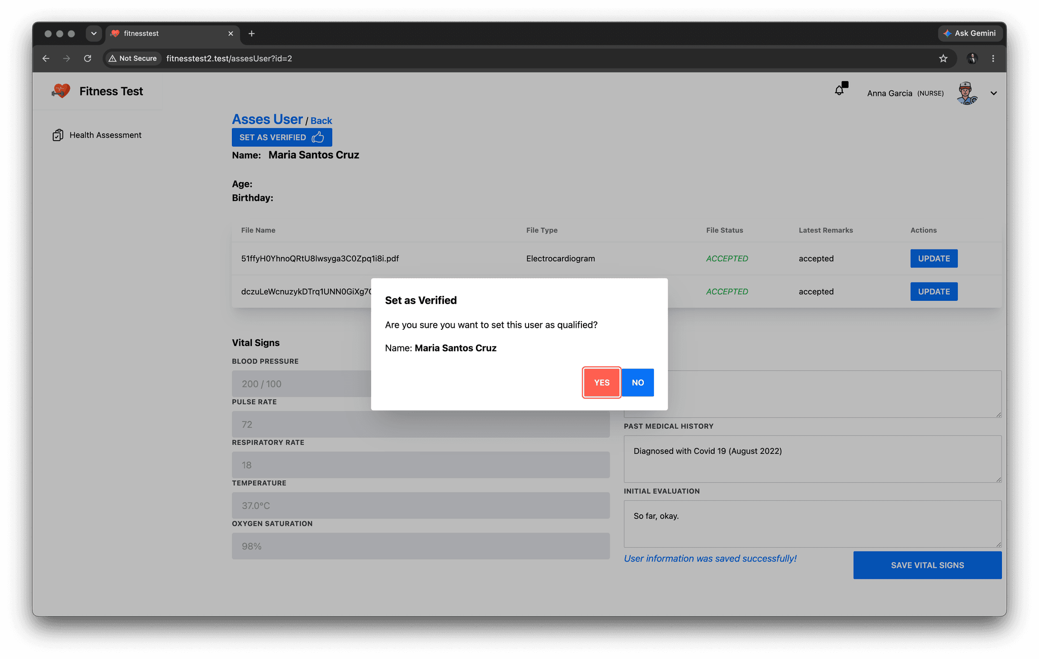Nurse - Health Assestment